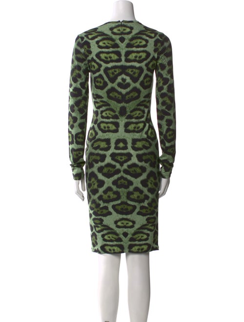 Givenchy Animal Print Knee-Length Dress