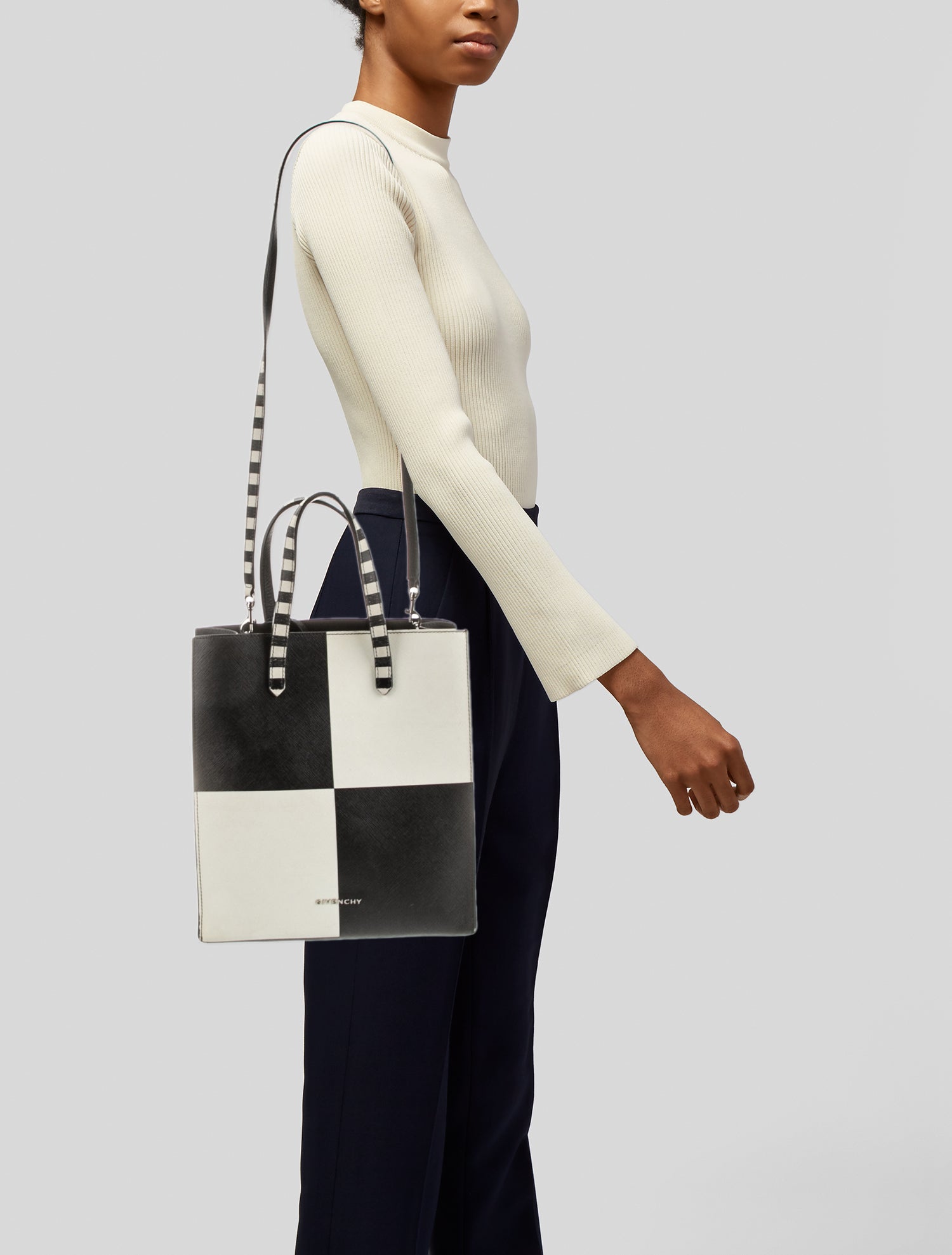 Givenchy Saffiano Leather Top Handle Bag