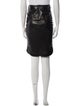 Givenchy Leather Knee-Length Skirt