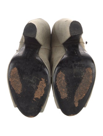 Givenchy Denim Lace-Up Boots