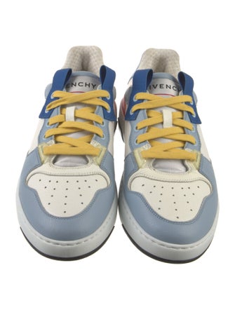 Givenchy Leather Colorblock Pattern Sneakers