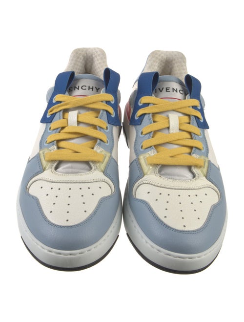 Givenchy Leather Colorblock Pattern Sneakers