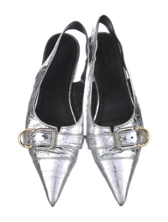 Givenchy Leather Slingback Flats