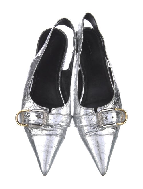 Givenchy Leather Slingback Flats