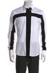Givenchy Striped Long Sleeve Tuxedo Shirt