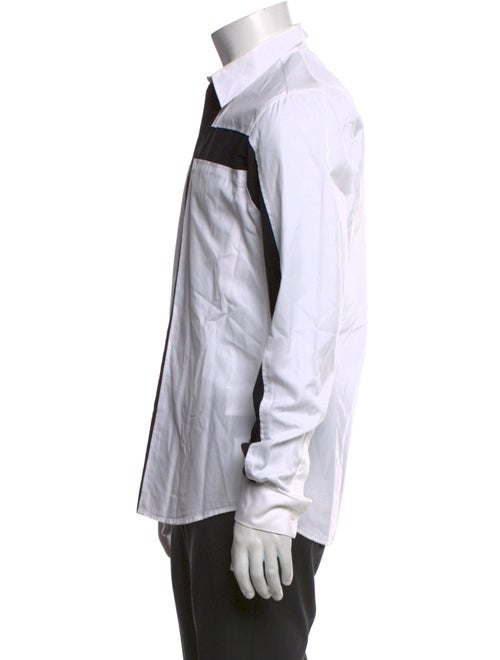 Givenchy Striped Long Sleeve Tuxedo Shirt