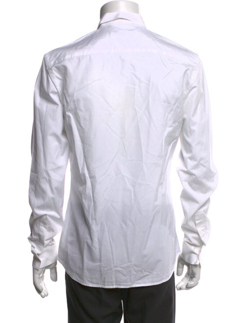 Givenchy Striped Long Sleeve Tuxedo Shirt