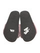 Givenchy Fur Colorblock Pattern Slides