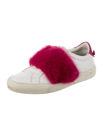 Givenchy Leather Colorblock Pattern Sneakers