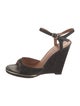 Givenchy Suede Keyhole Accent Sandals