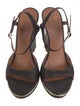 Givenchy Suede Keyhole Accent Sandals