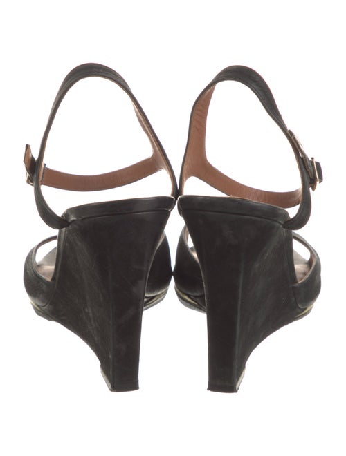 Givenchy Suede Keyhole Accent Sandals