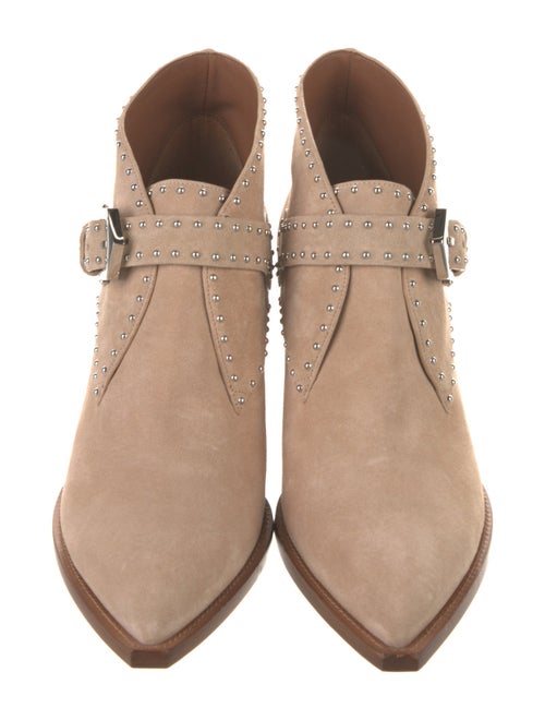 Givenchy Suede Studded Accents Western Boots
