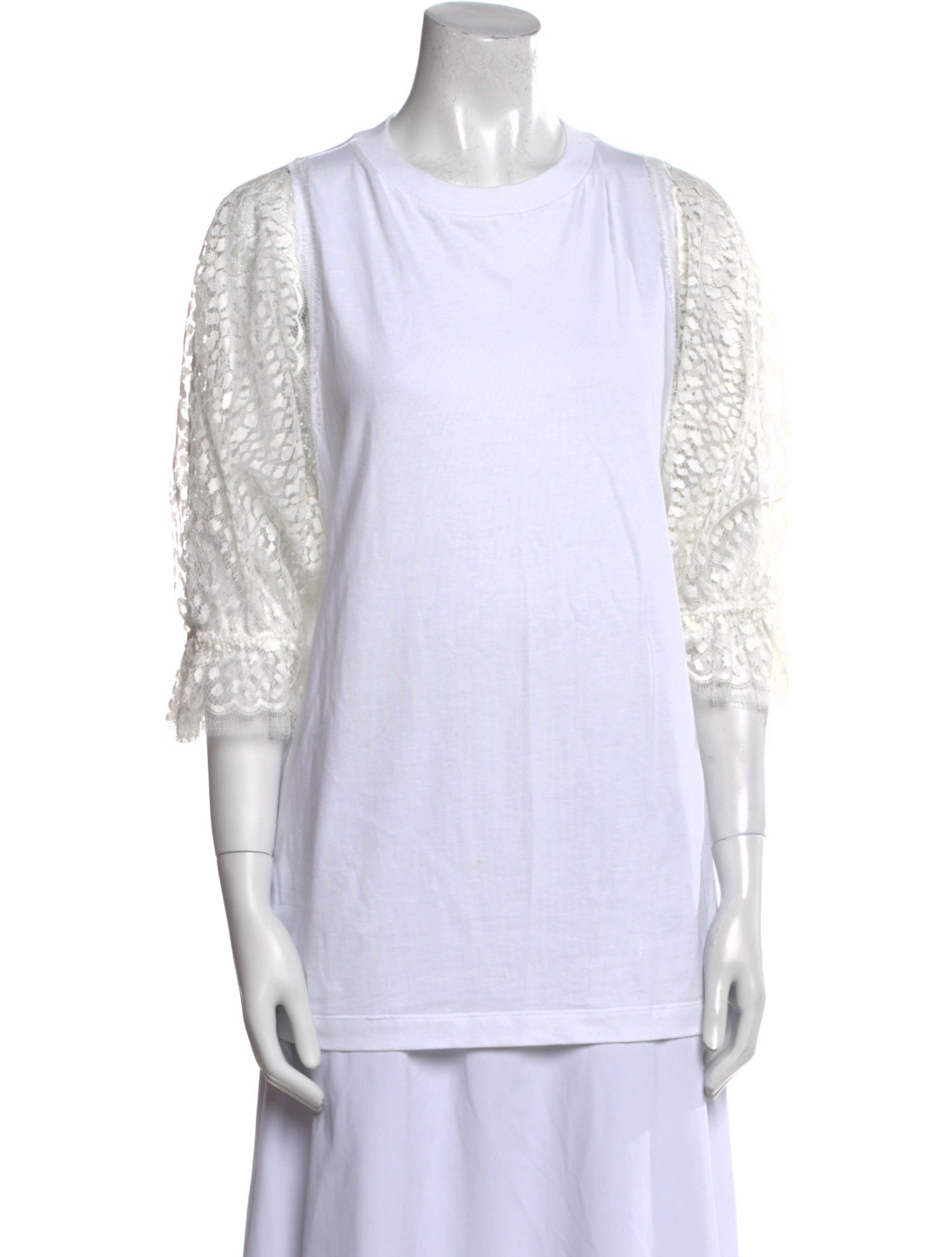 Givenchy Crew Neck Three-Quarter Sleeve Tunic