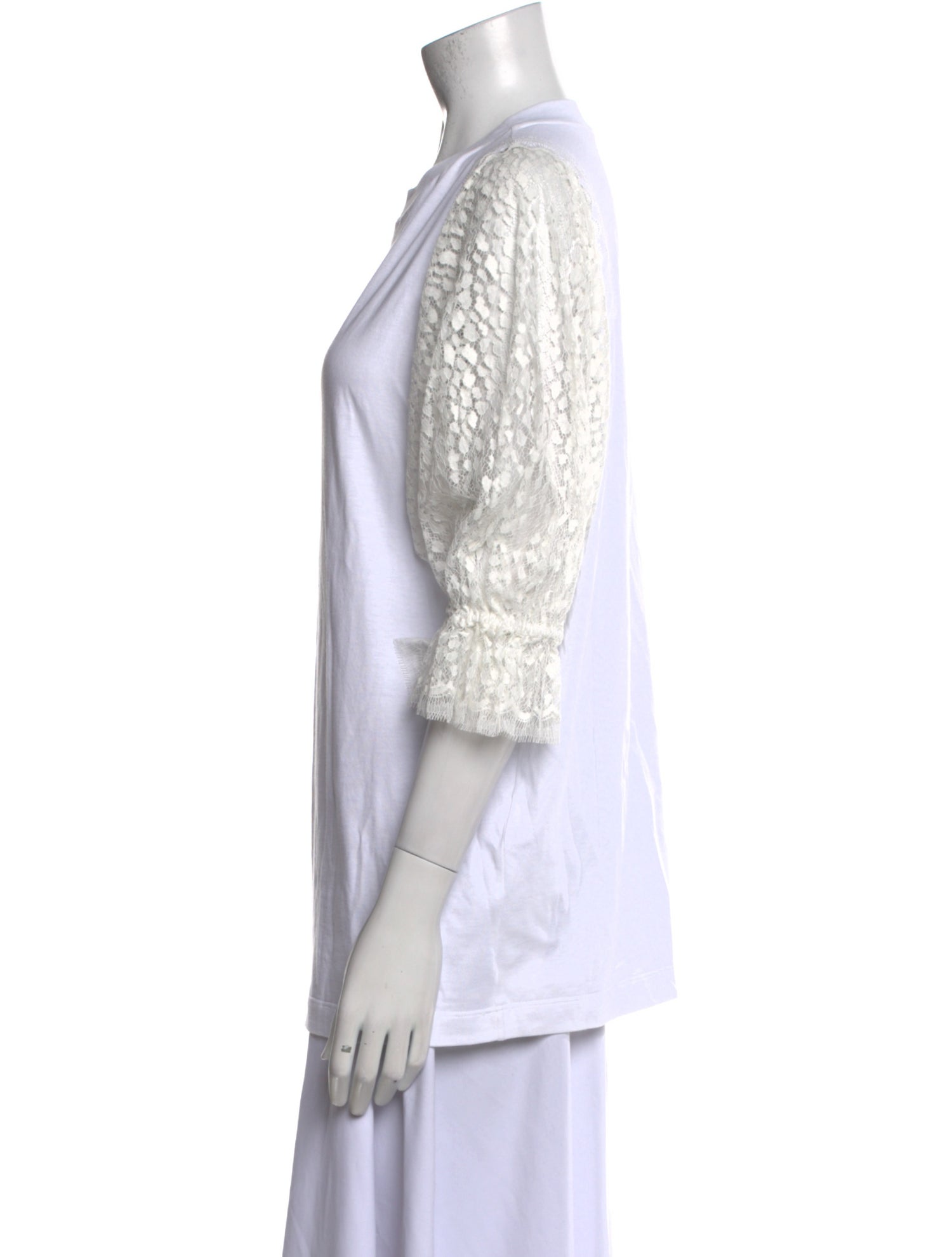 Givenchy Crew Neck Three-Quarter Sleeve Tunic