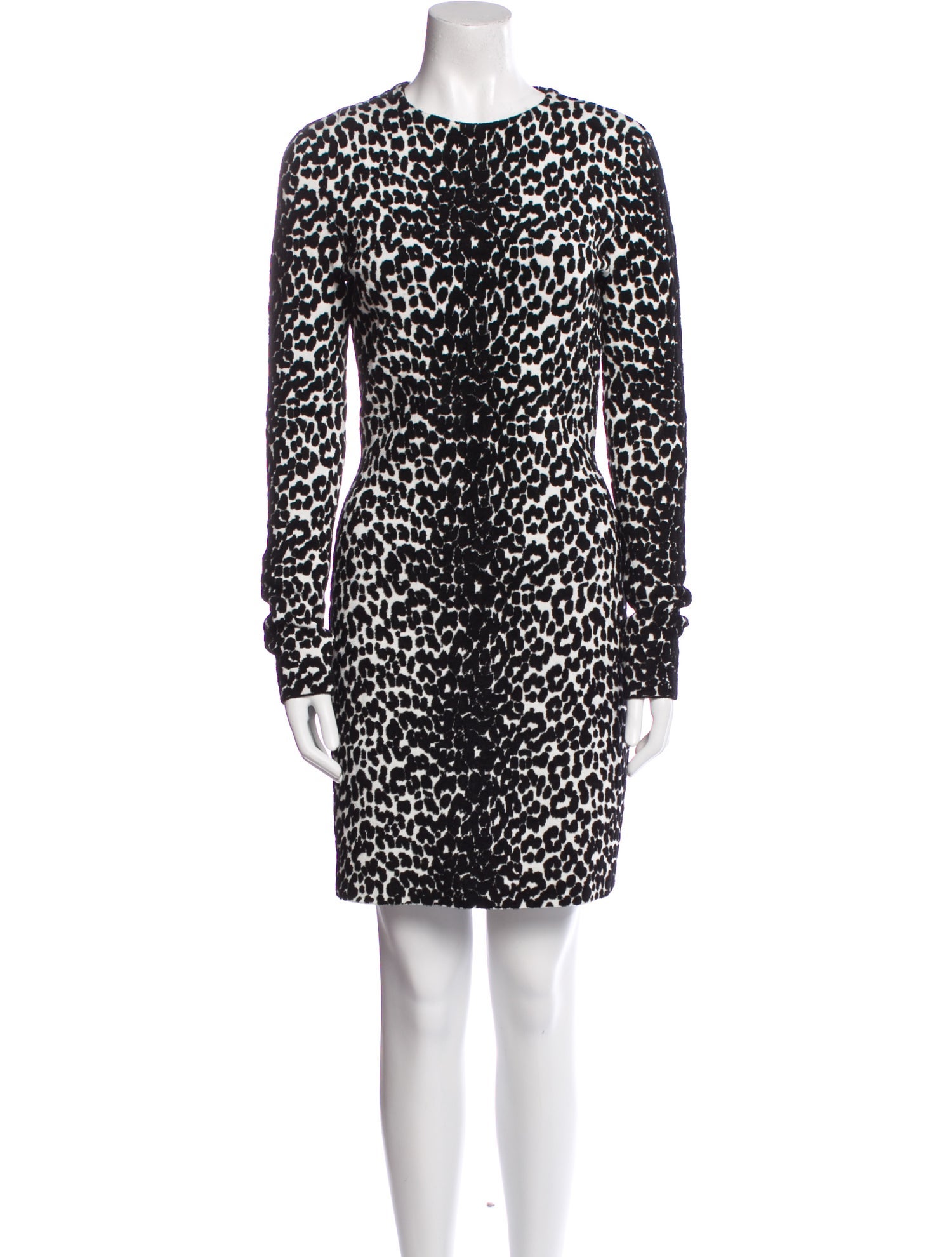 Givenchy Animal Print Mini Dress