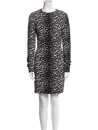 Givenchy Animal Print Mini Dress