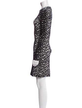 Givenchy Animal Print Mini Dress