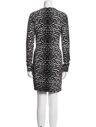 Givenchy Animal Print Mini Dress