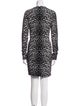 Givenchy Animal Print Mini Dress