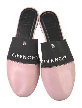 Givenchy Leather Colorblock Pattern Mules