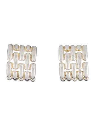 Givenchy Woven Clip-On Earrings