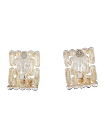 Givenchy Woven Clip-On Earrings