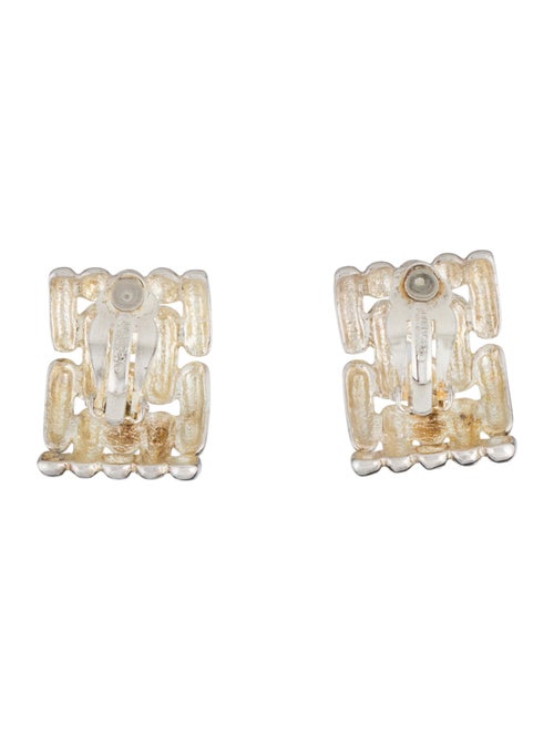 Givenchy Woven Clip-On Earrings