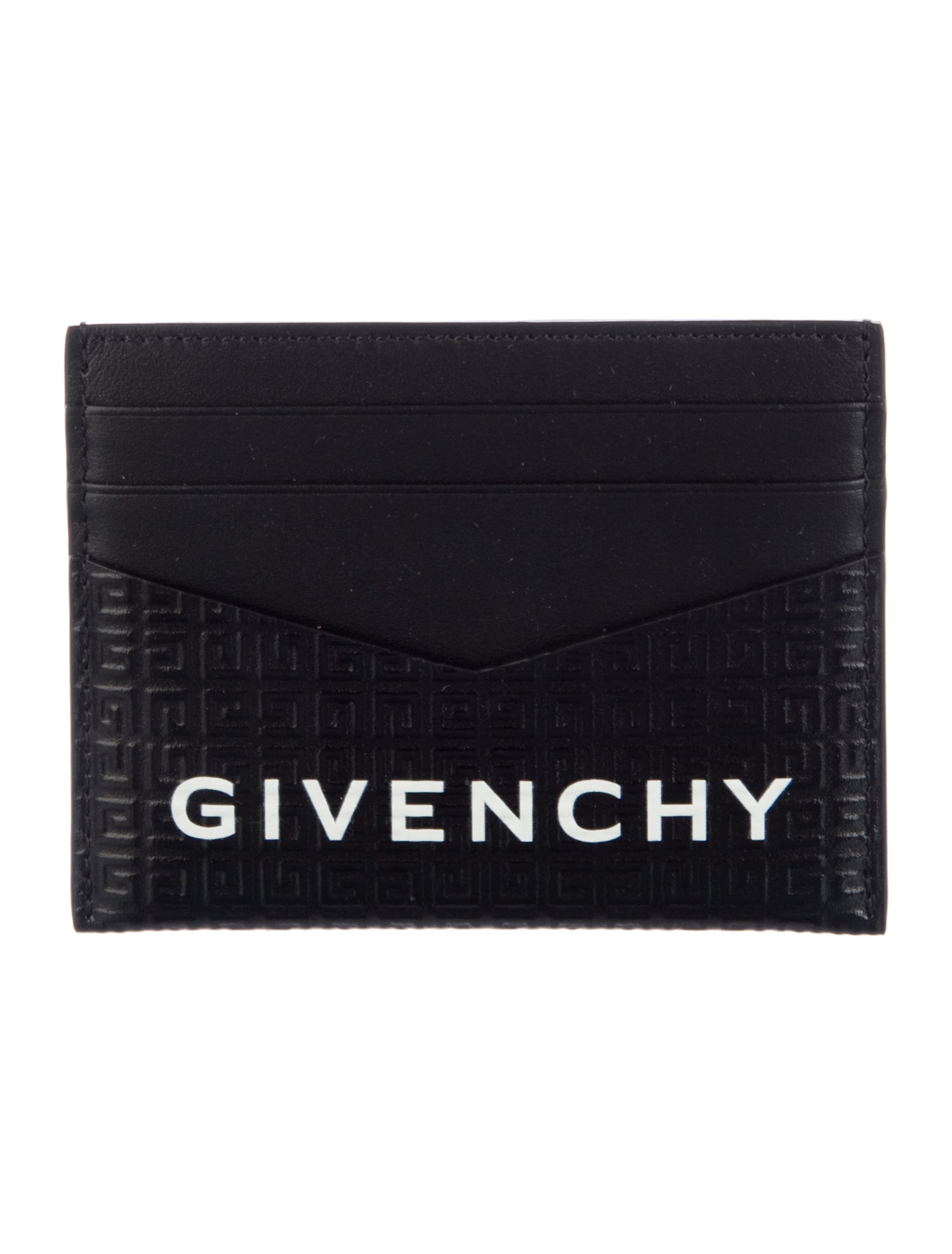 Givenchy Leather Graphic Print Card Holder