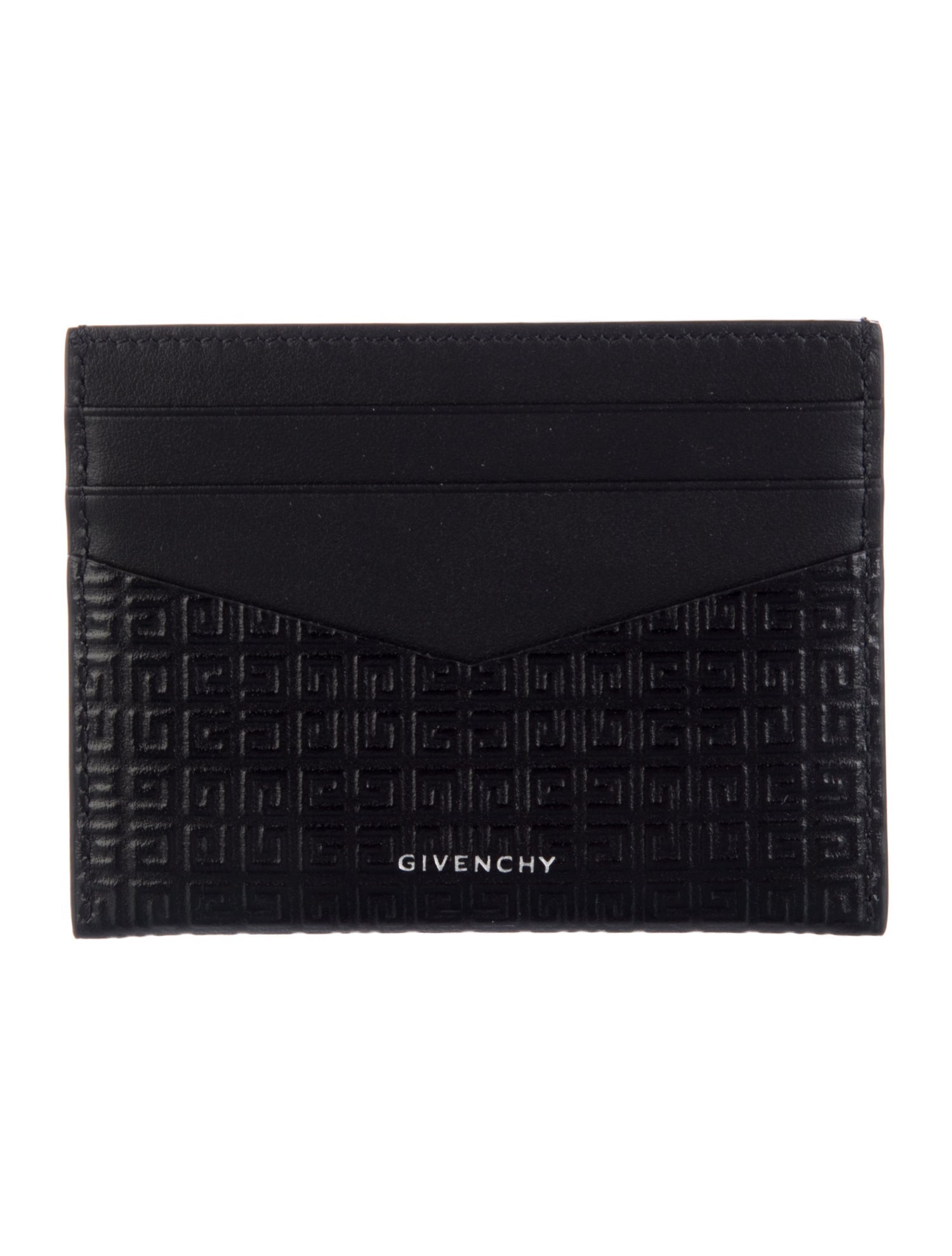 Givenchy Leather Graphic Print Card Holder
