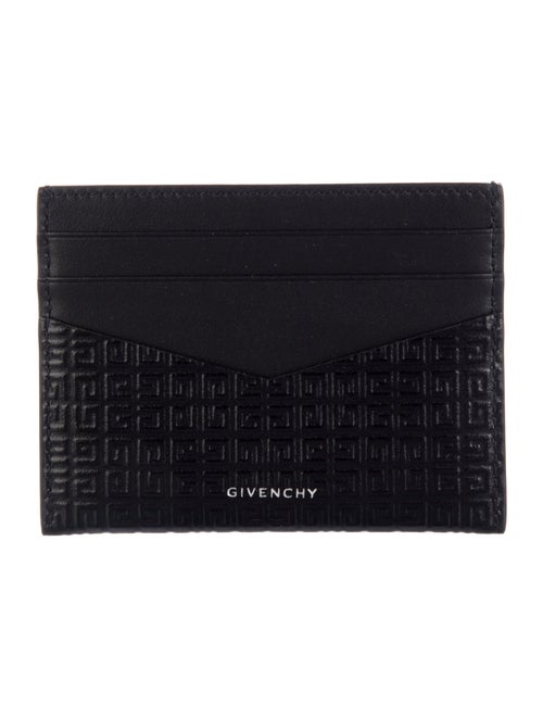 Givenchy Leather Graphic Print Card Holder