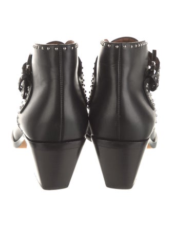 Givenchy Leather Studded Accents Boots