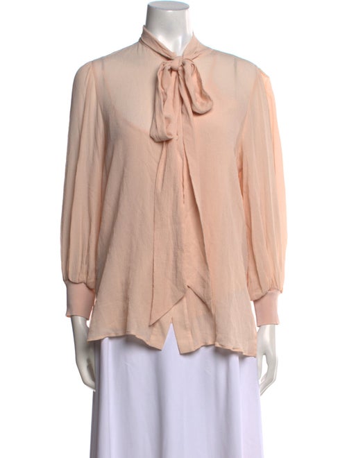 Givenchy Silk V-Neck Blouse
