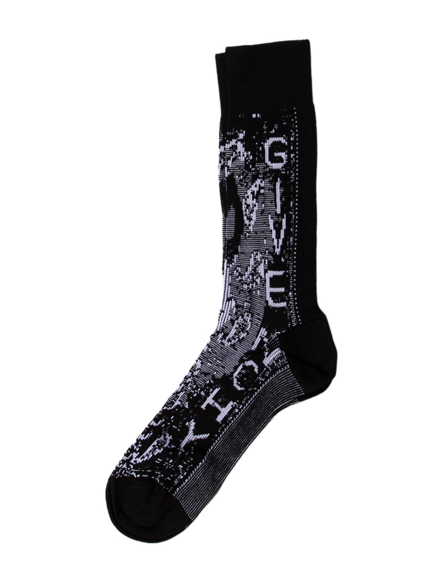 Givenchy Socks With Printed Design. w/Tags