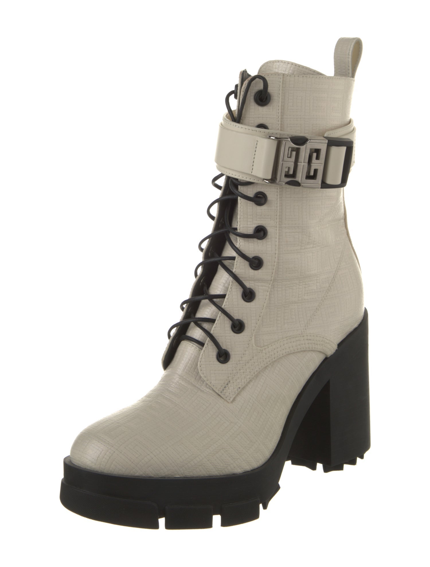 Givenchy Leather Lace-Up Boots