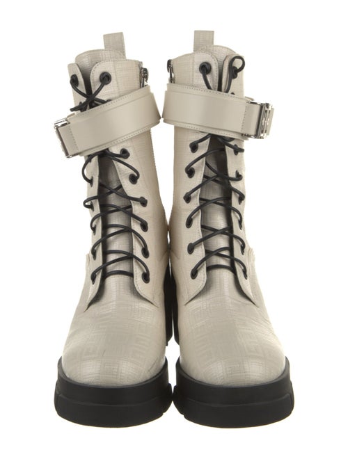 Givenchy Leather Lace-Up Boots