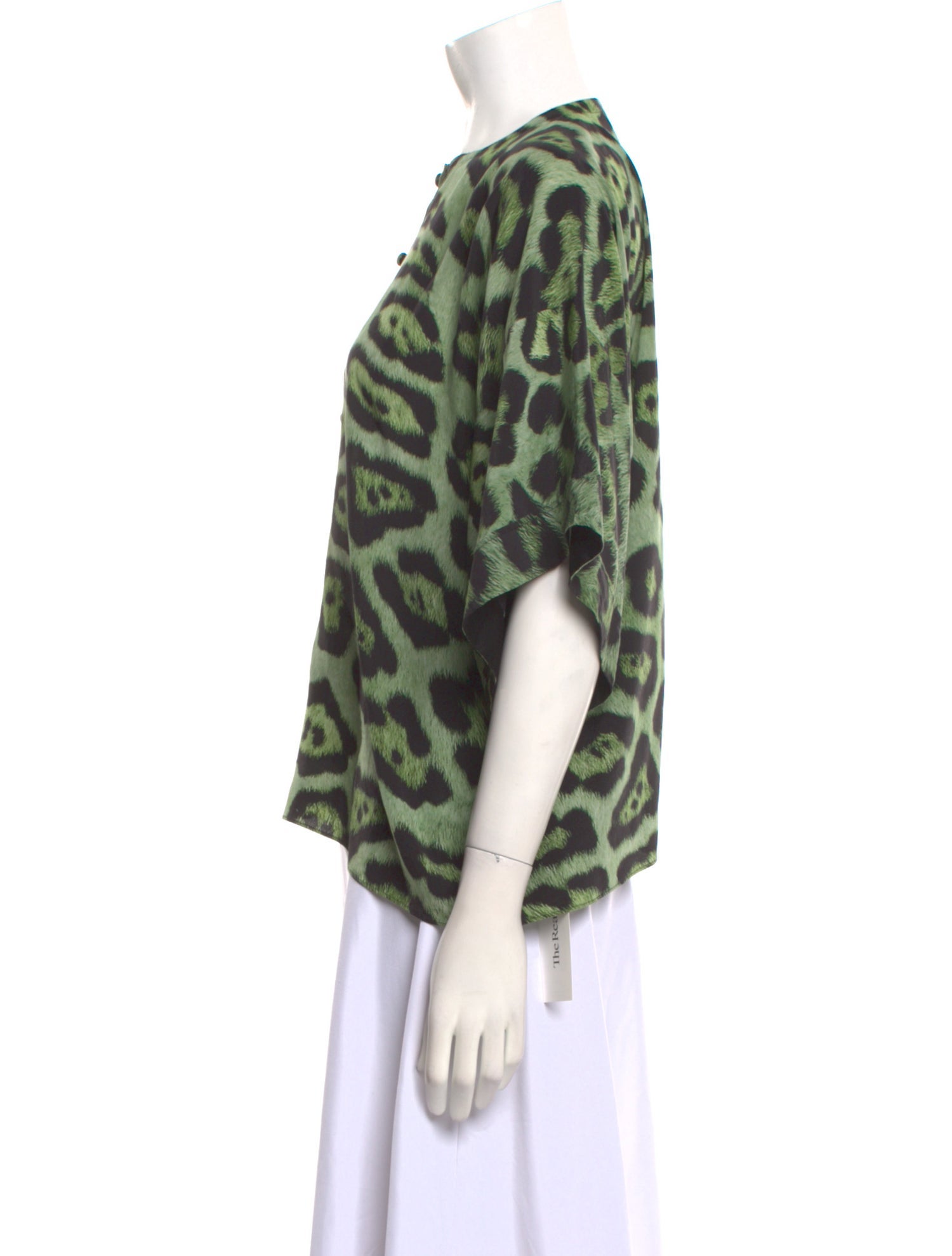 Givenchy Silk Animal Print Blouse