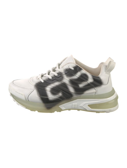 Givenchy Leather Graphic Print Sneakers