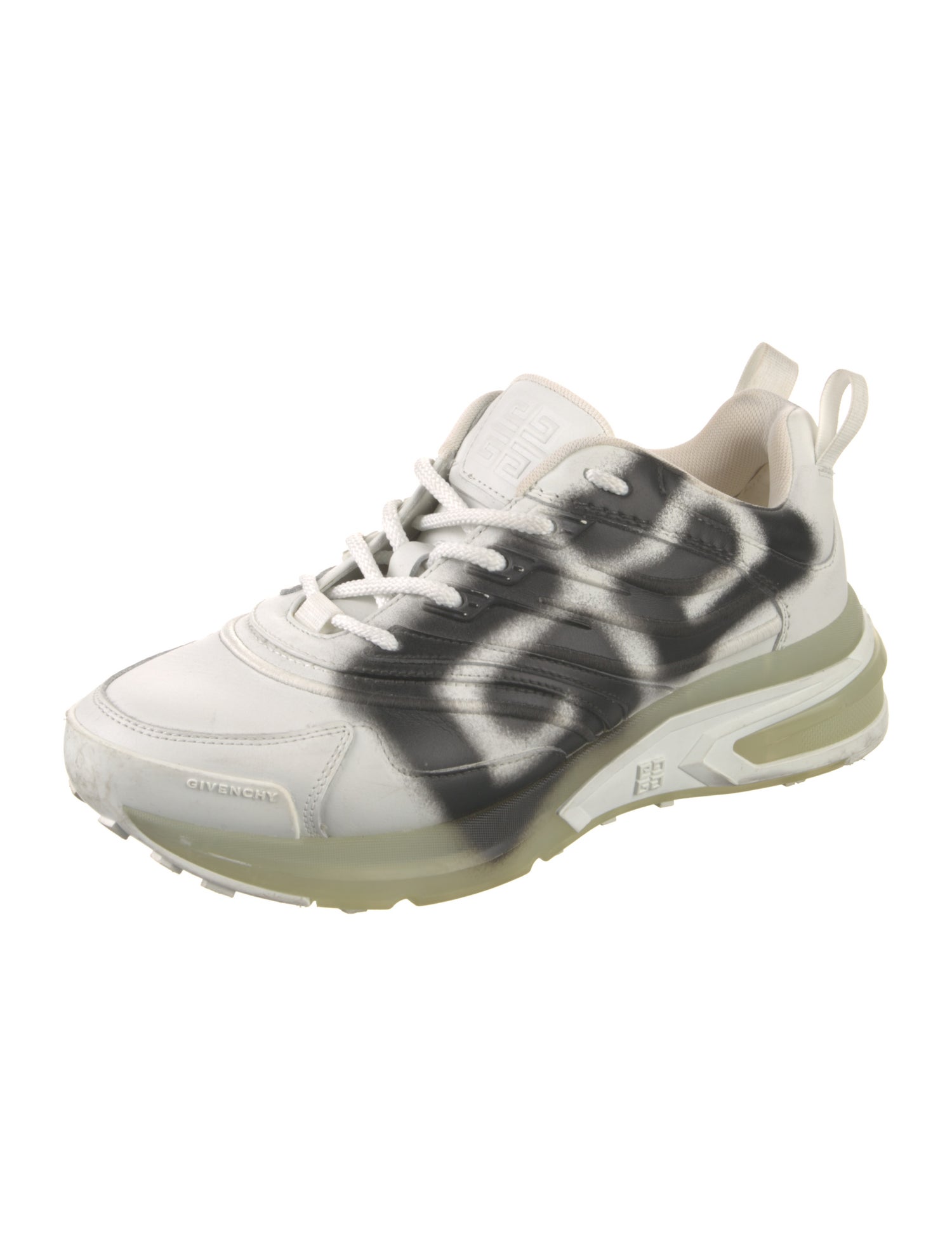 Givenchy Leather Graphic Print Sneakers