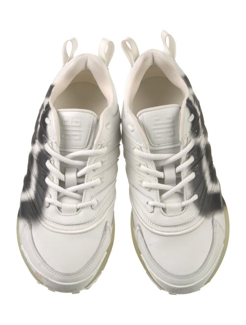 Givenchy Leather Graphic Print Sneakers