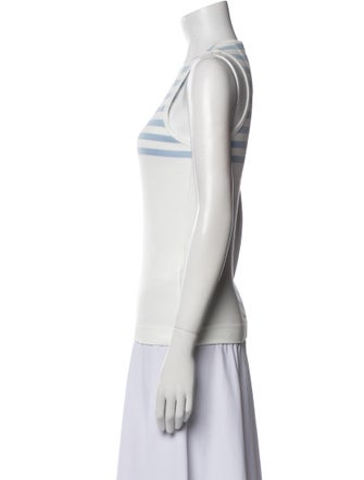 Givenchy Striped Scoop Neck Top