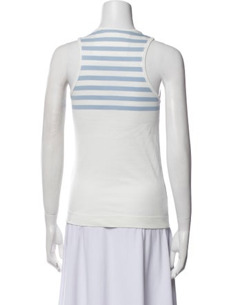 Givenchy Striped Scoop Neck Top