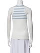 Givenchy Striped Scoop Neck Top