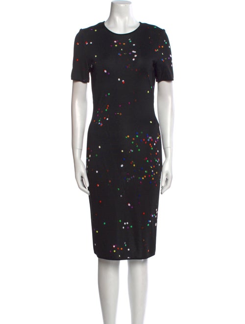 Givenchy Polka Dot Print Midi Length Dress