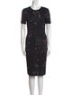 Givenchy Polka Dot Print Midi Length Dress