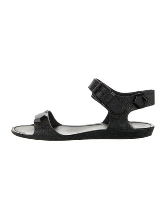 Givenchy Rubber Slingback Sandals