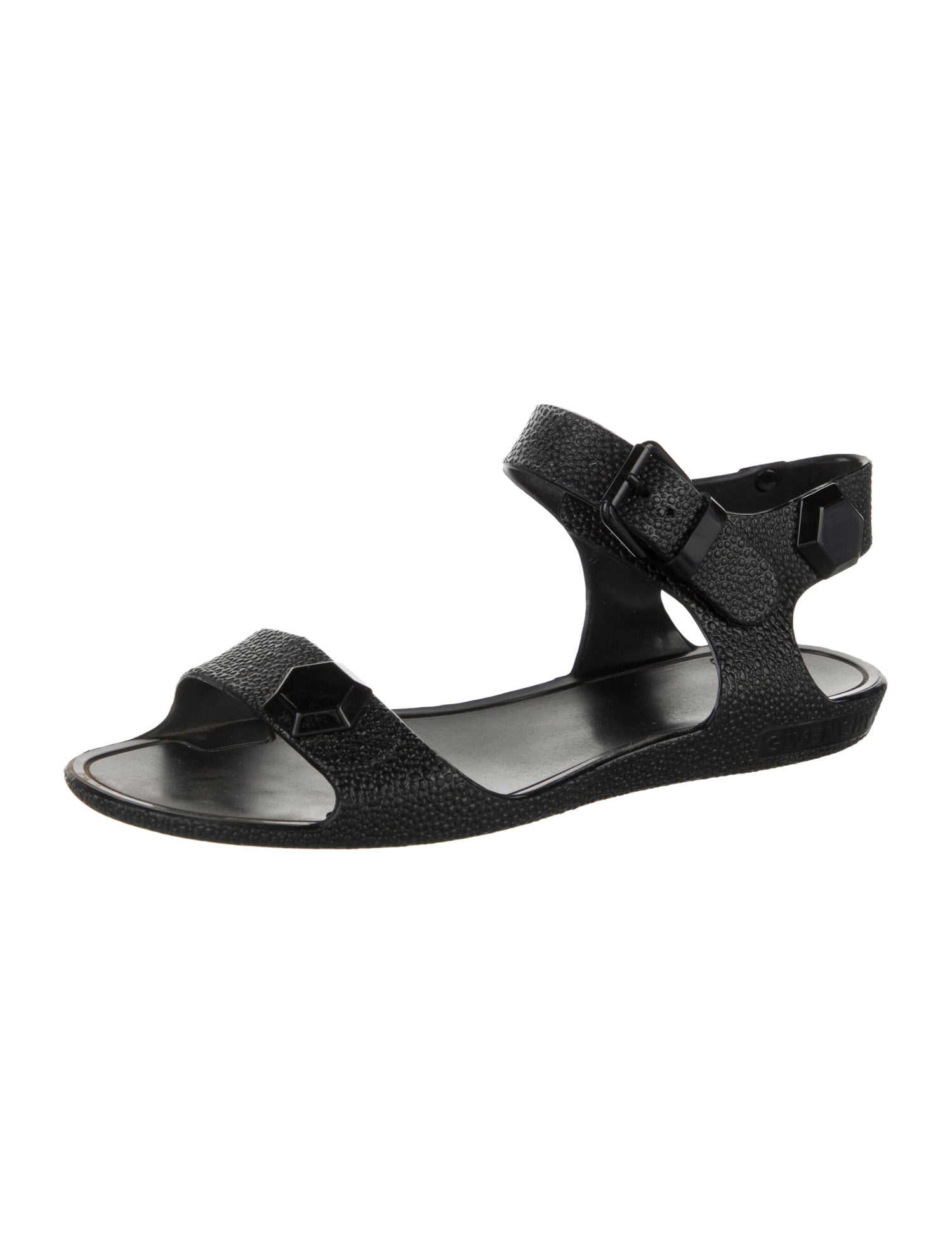 Givenchy Rubber Slingback Sandals