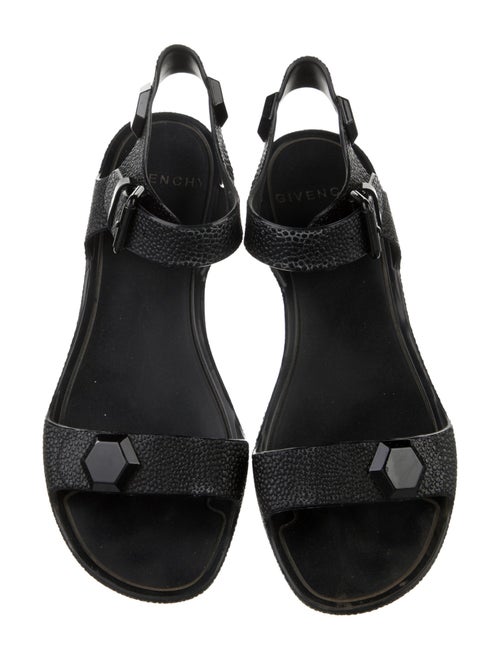 Givenchy Rubber Slingback Sandals
