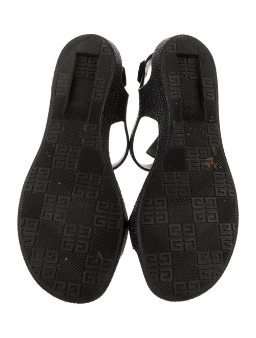 Givenchy Rubber Slingback Sandals