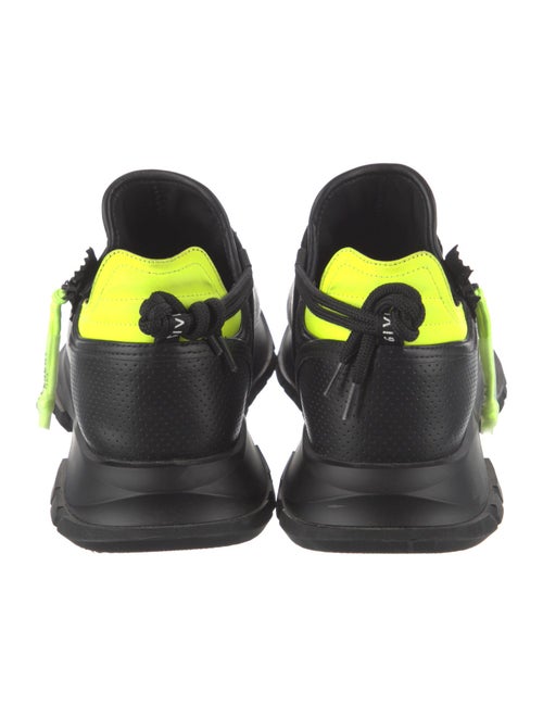 Givenchy Leather Colorblock Pattern Sneakers